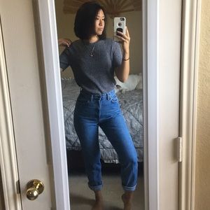 RESERVED Vintage high rise / high waisted Mom jean